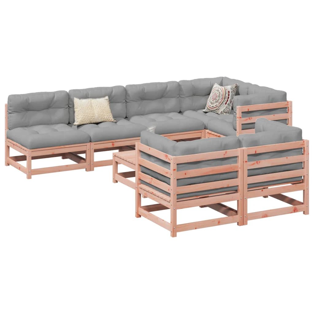 vidaXL vidaXL 8 Piece Garden Sofa Set Solid Wood Pine - Garden Sofa Sets