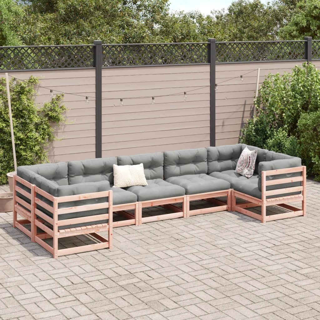 vidaXL vidaXL 7 Piece Garden Sofa Set Solid Wood Pine - Garden Sofa Sets