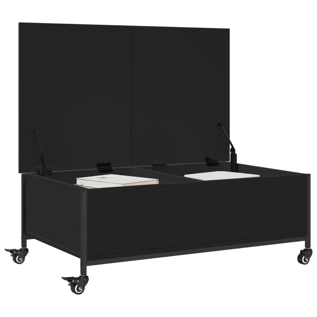 vidaXL VidaXL Coffee Table 91x55x34 Cm With Wheels Living Room - Coffee Table