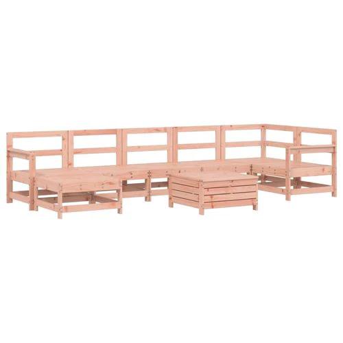 vidaXL vidaXL 8 Piece Garden Sofa Set Solid Wood Pine with Cushions for Outdoor Family Gatherings - Garden Sofa Sets