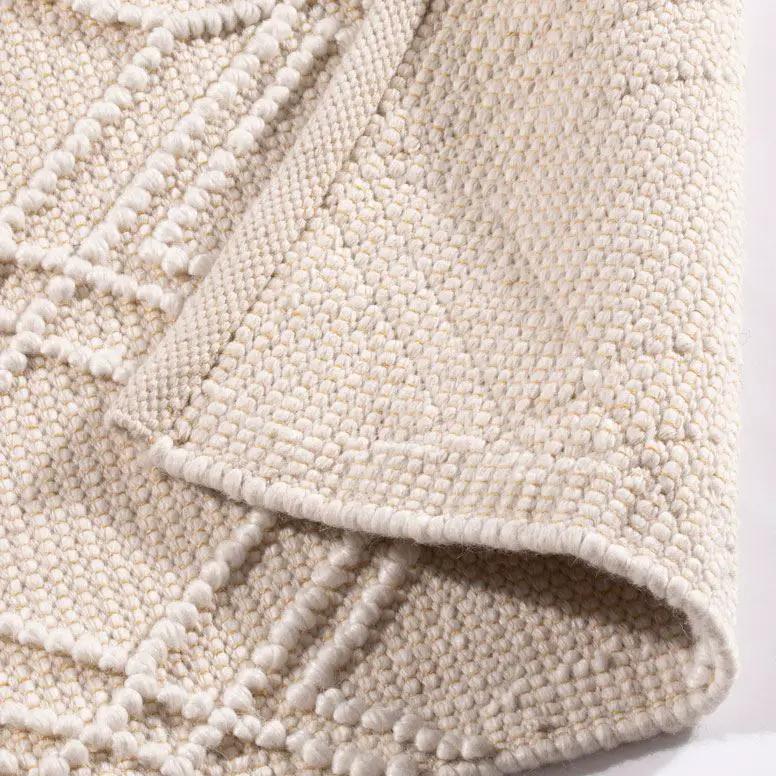 Esselle Home Blenheim Diamond 100% Pet 160x230cm Cream Rug - Rug