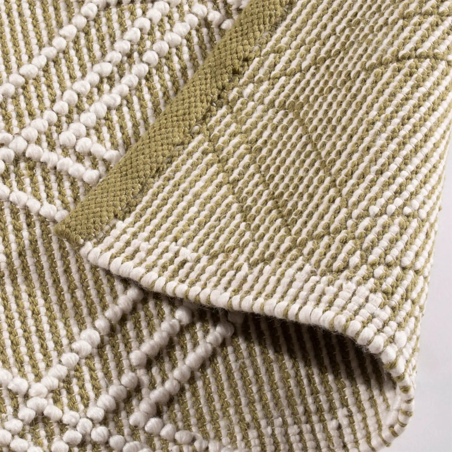 Esselle Home Blenheim Diamond 100% Pet 120x170cm Olive Rug - Rug