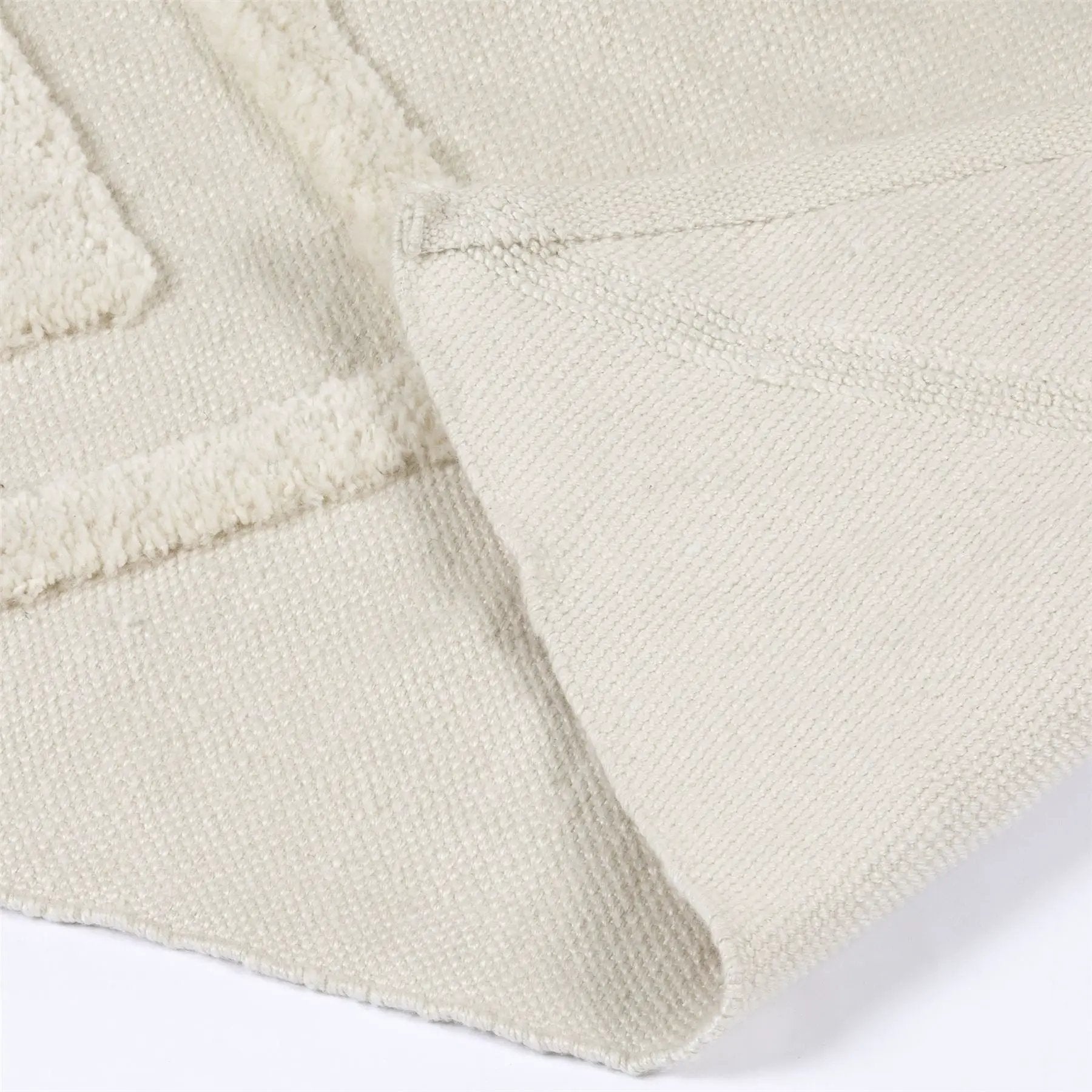 Esselle Home Windsor Geo Tufted 120x170cm Cream Rug - Rug