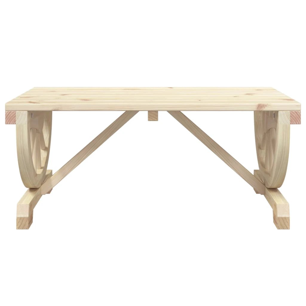 VidaXL Garden Coffee Table 90x50x40 cm Solid Fir Wood Patio by vidaXL