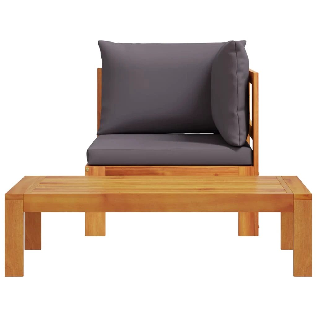 vidaXL Garden Table 100x50x27 cm Solid Wood Acacia by vidaXL