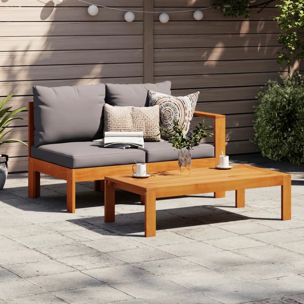 vidaXL Garden Table 100x50x27 cm Solid Wood Acacia by vidaXL