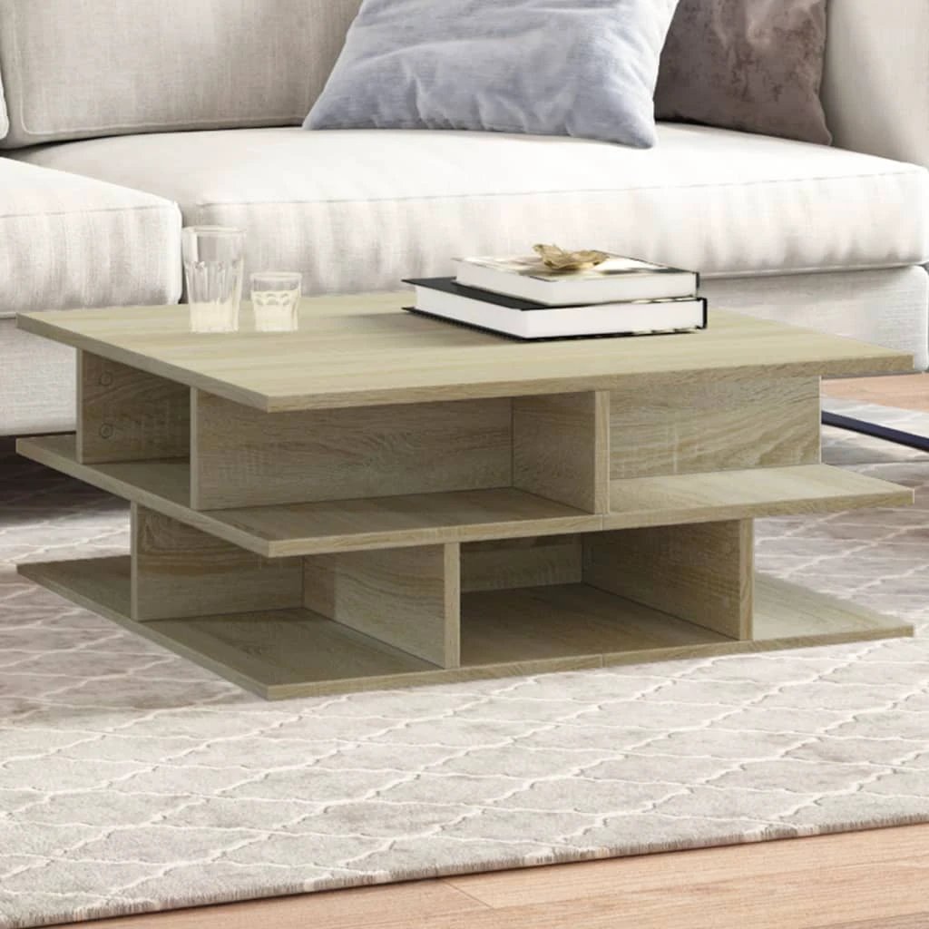 vidaXL VidaXL Coffee Table 70x70x29 cm Engineered Wood Living Room - Coffee Table