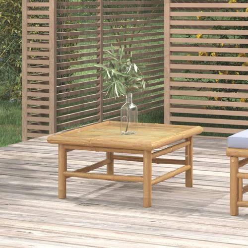 vidaXL vidaXL Garden Table 65x55x30 cm Bamboo - Garden Table