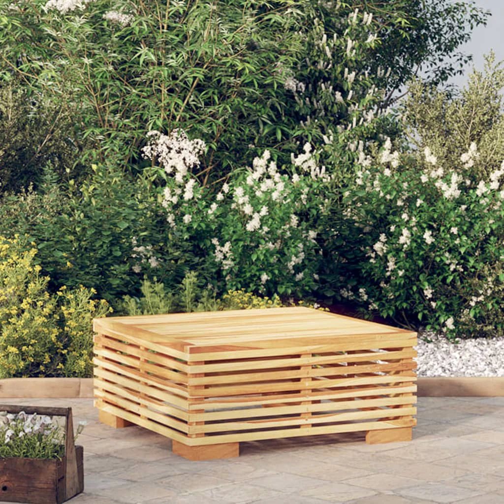VidaXL Teak Coffee Table 69.5x69.5x31 cm Solid Teak Outdoor by vidaXL
