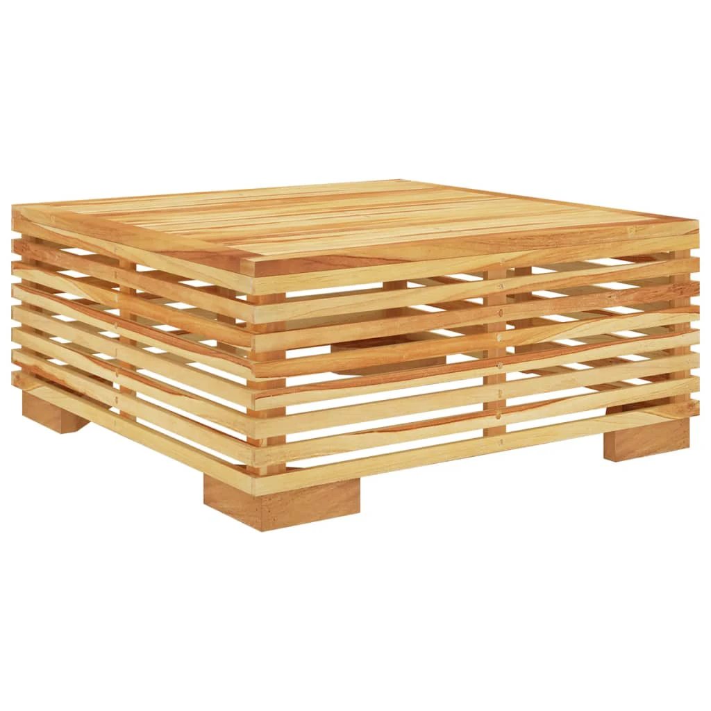 VidaXL Teak Coffee Table 69.5x69.5x31 cm Solid Teak Outdoor by vidaXL