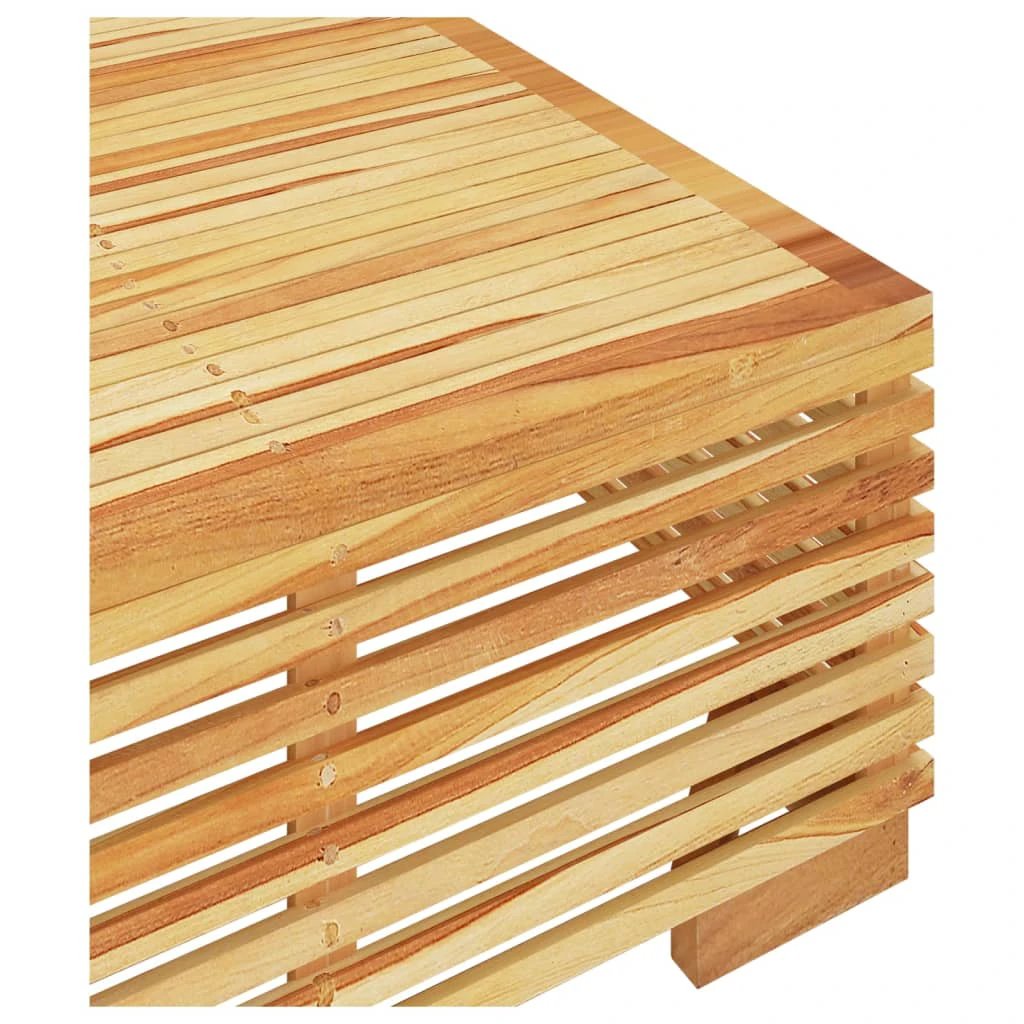 VidaXL Teak Coffee Table 69.5x69.5x31 cm Solid Teak Outdoor by vidaXL