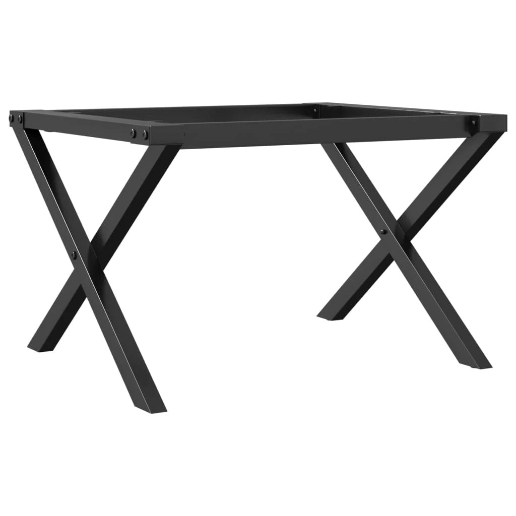 VidaXL Coffee Table Legs XFrame 60x40x38 cm Cast Iron For DIY Industrial Coffee Table Project by vidaXL