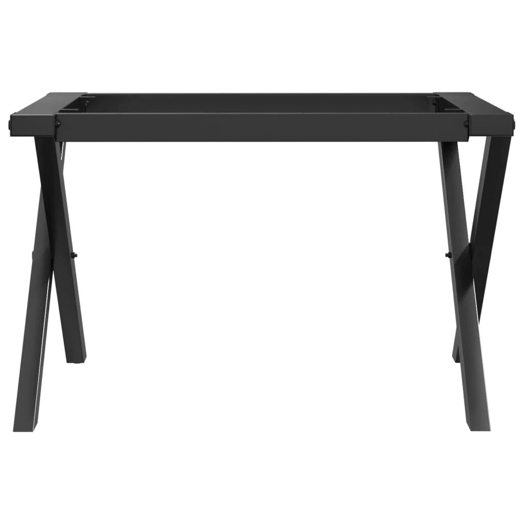 VidaXL Coffee Table Legs XFrame 60x40x38 cm Cast Iron For DIY Industrial Coffee Table Project by vidaXL
