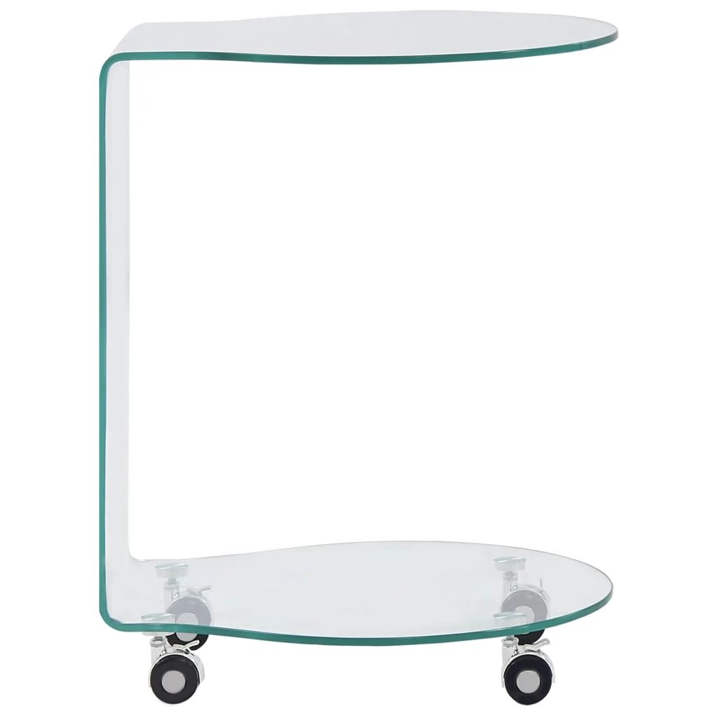 vidaXL vidaXL Glass Coffee Table 45x40x58cm Tempered - Coffee Table
