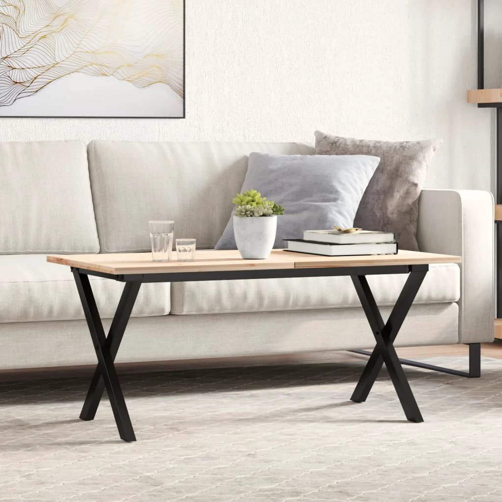 vidaXL vidaXL Coffee Table Legs 90x30x43 cm X-Frame Cast Iron for DIY Industrial Style Furniture - Coffee Table