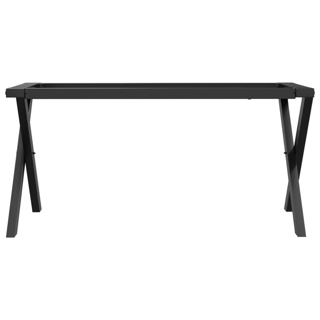 vidaXL vidaXL Coffee Table Legs 90x30x43 cm X-Frame Cast Iron for DIY Industrial Style Furniture - Coffee Table
