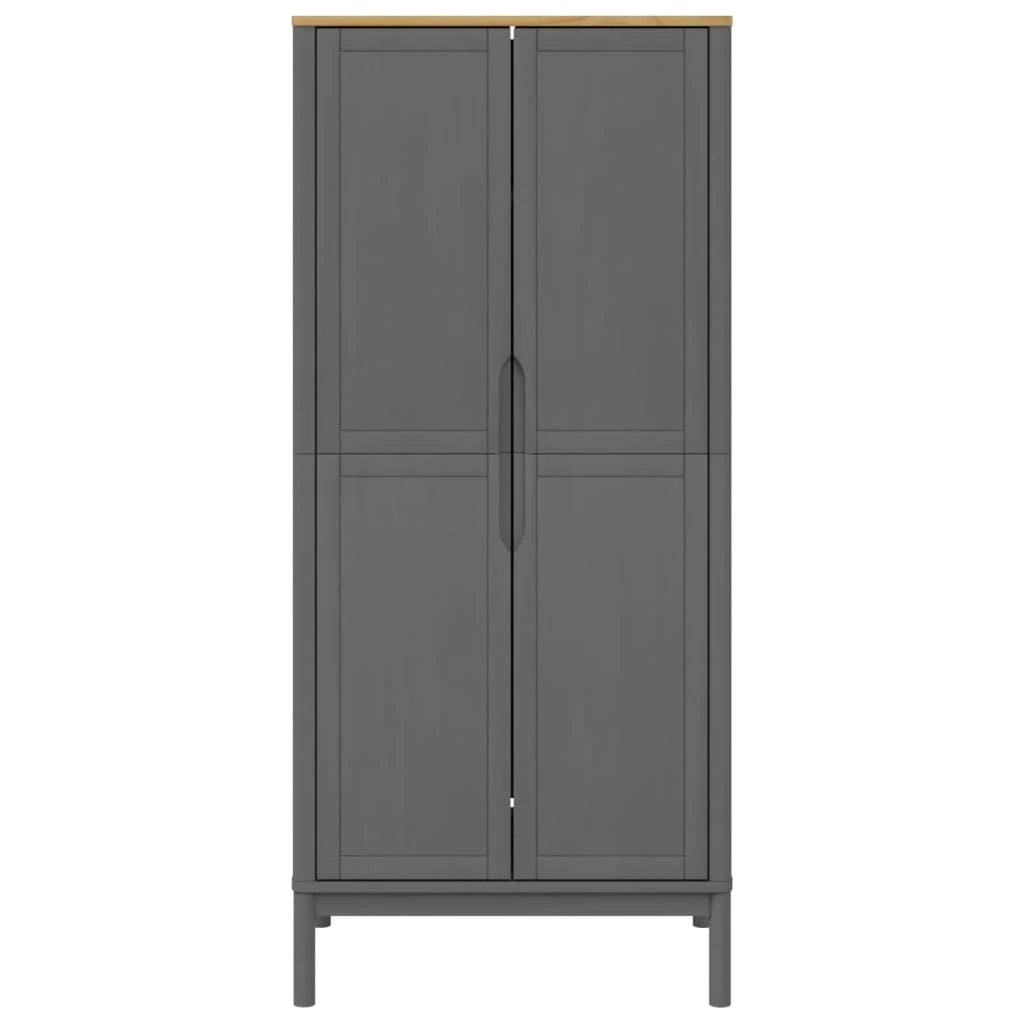 vidaXL vidaXL Wardrobe FLORO Wax Brown 77x53x171 cm Solid Wood Pine - Wardrobe
