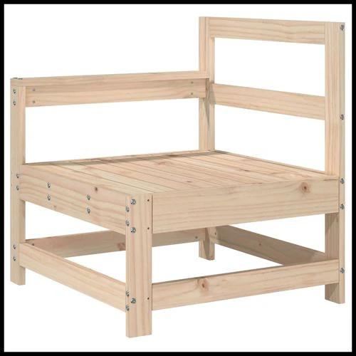vidaXL vidaXL 7 Piece Garden Sofa Set with Cushions in Solid Wood Pine for Outdoor Entertaining - Garden Sofa Sets