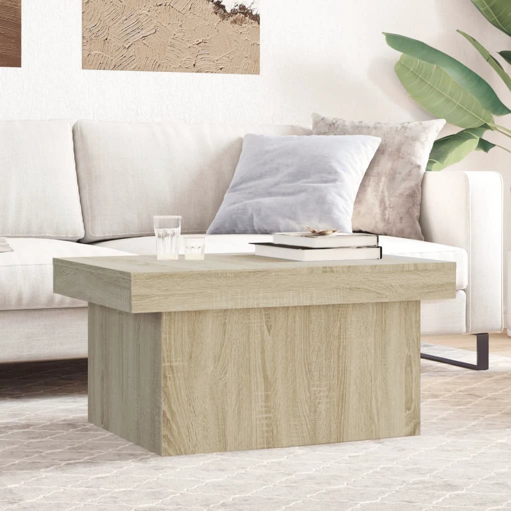 vidaXL VidaXL Coffee Table 80x55x40 cm Hidden Storage Living Room - Coffee Table