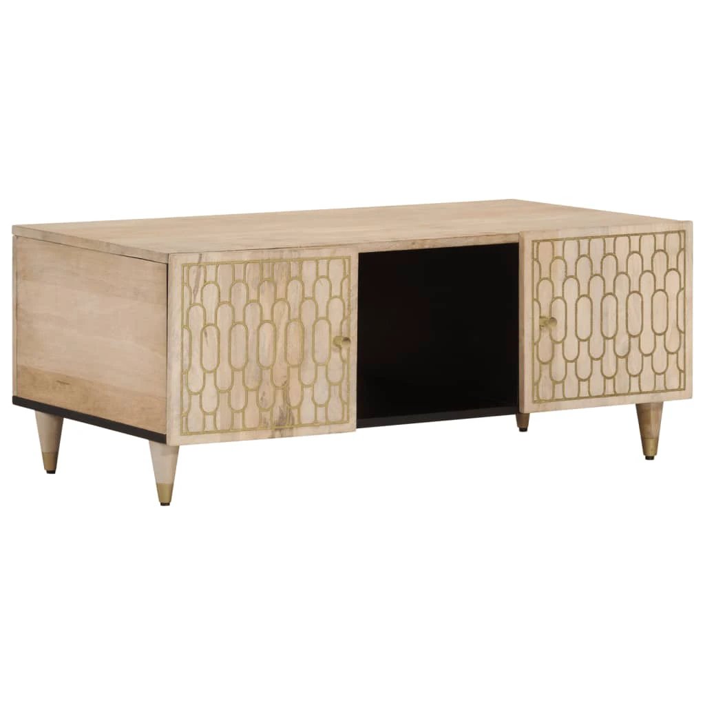 vidaXL Coffee Table 100x54x40 cm Mango Wood for Living Room by vidaXL