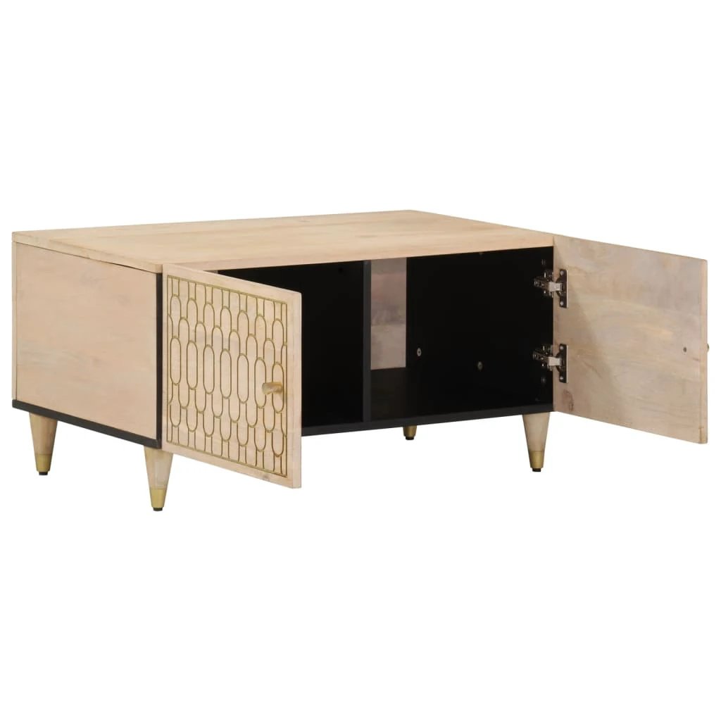 vidaXL VidaXL Coffee Table 80x50x40 cm Solid Mango Wood Home Decor - Coffee Table