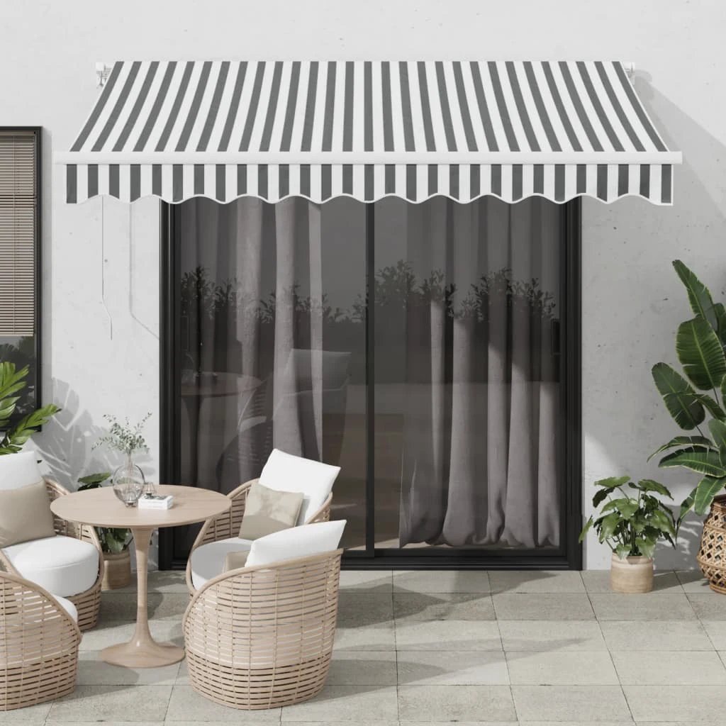 vidaXL Retractable Awning Burgundy 350x250cm by vidaXL