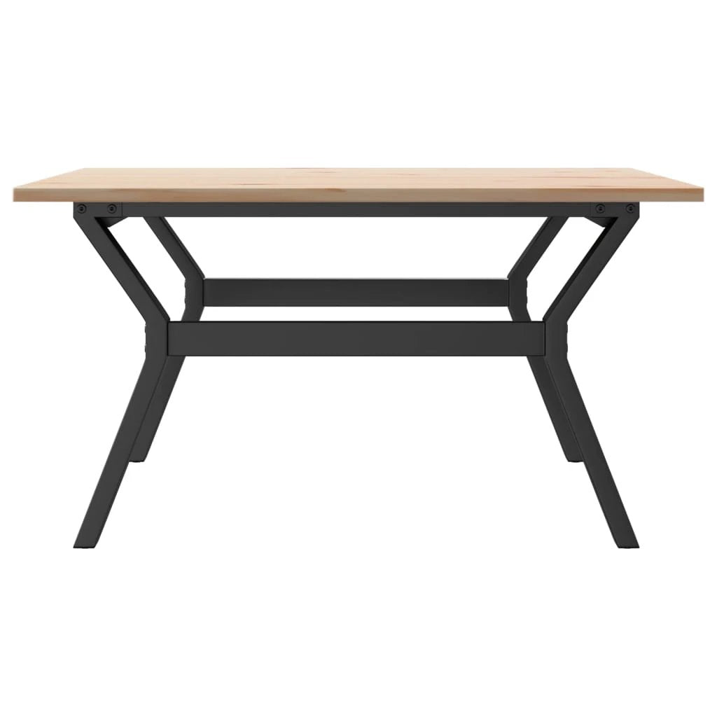 vidaXL VidaXL Coffee Table 80x80x45 YFrame Pine Iron - Coffee Table