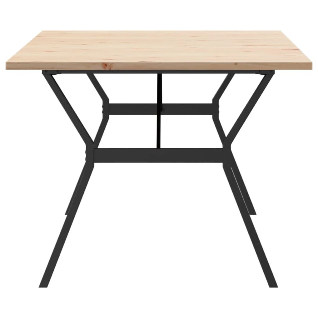 vidaXL vidaXL Dining Table 200x100x75.5 Cast Iron Home - Dining Table