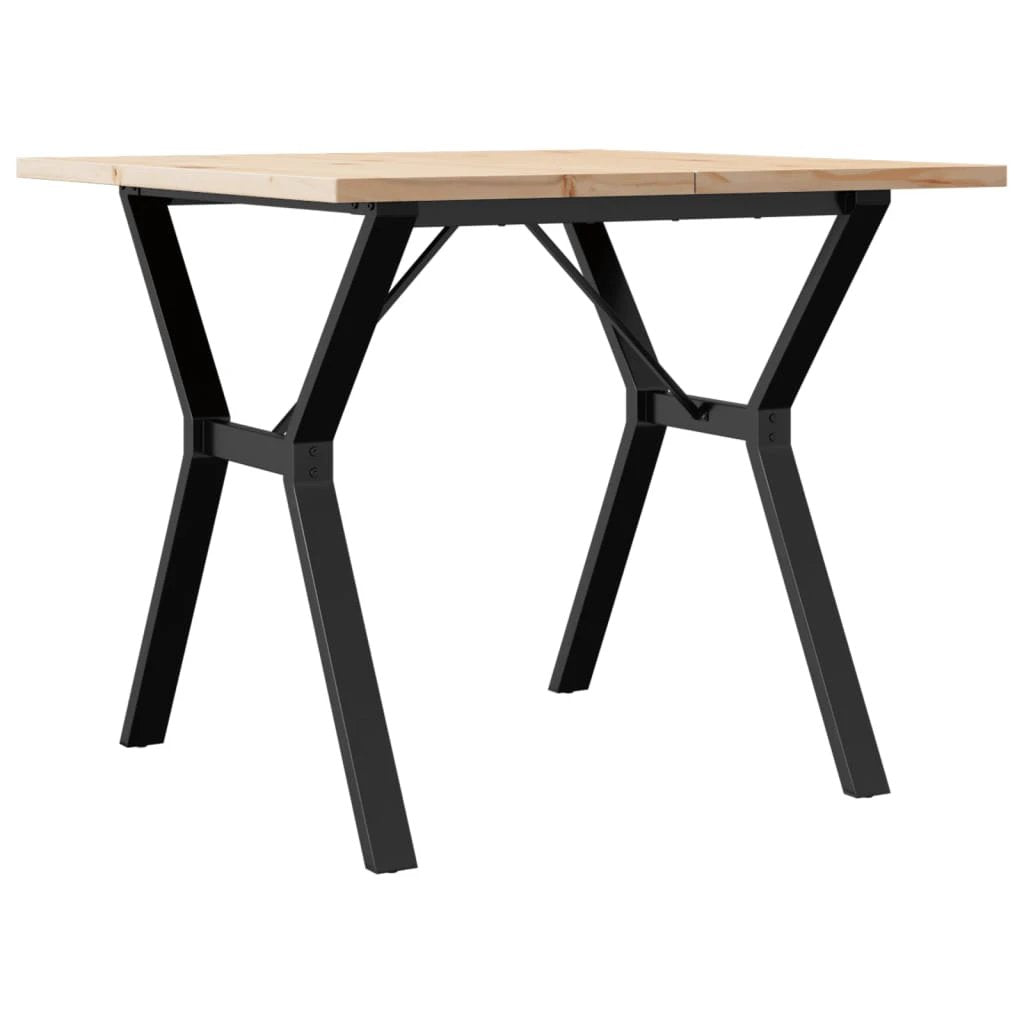 VidaXL Dining Table 90x90 Cast Iron Frame Home by vidaXL