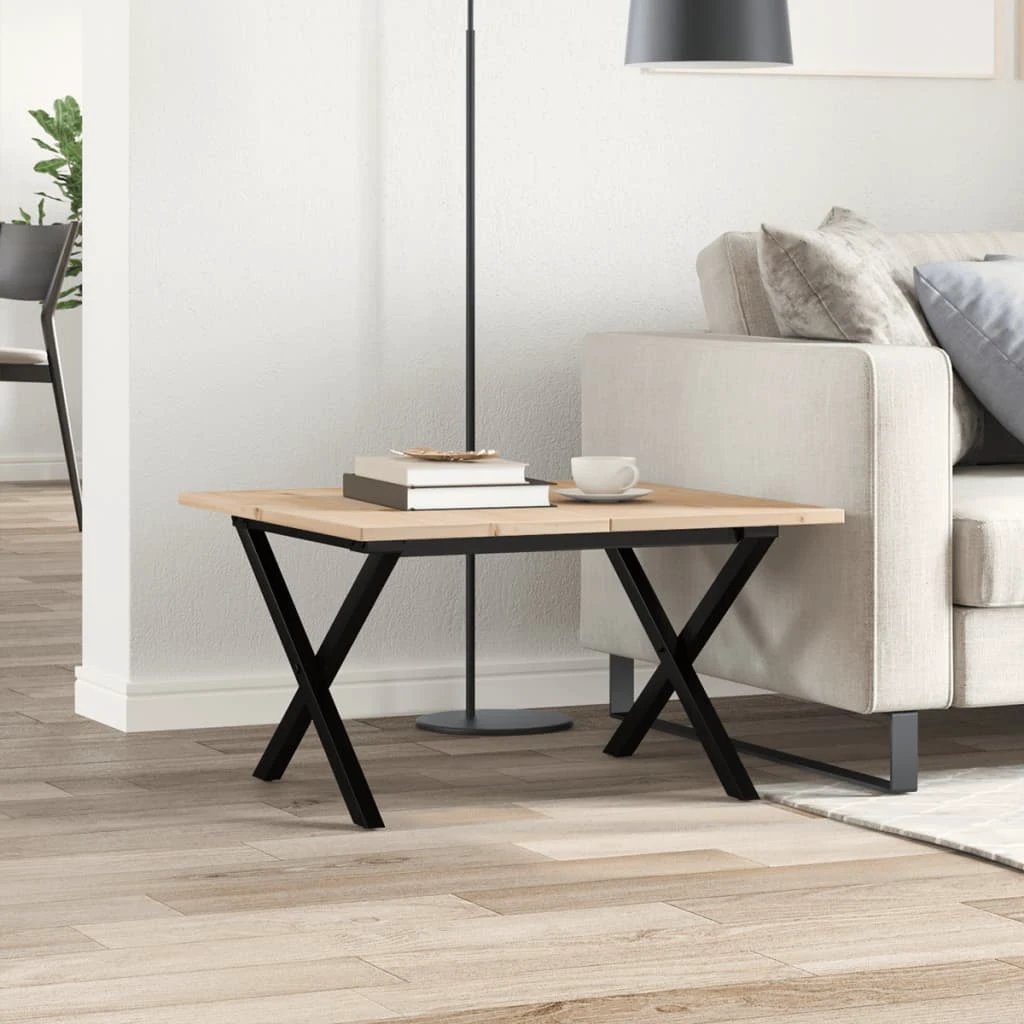 vidaXL VidaXL Coffee Table 60x60x40 X-Frame Home - Coffee Table