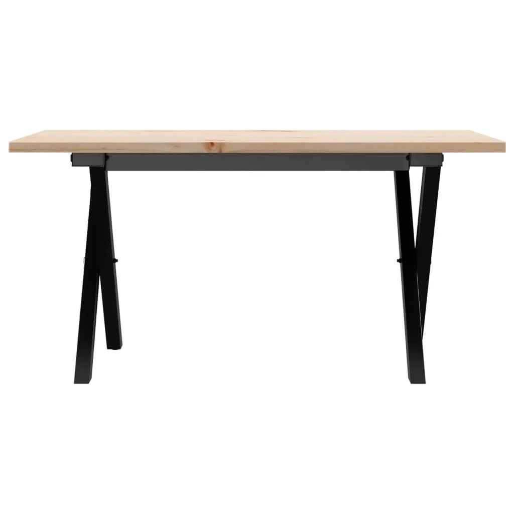 VidaXL Coffee Table 80x50x40 X Frame Living Room by vidaXL