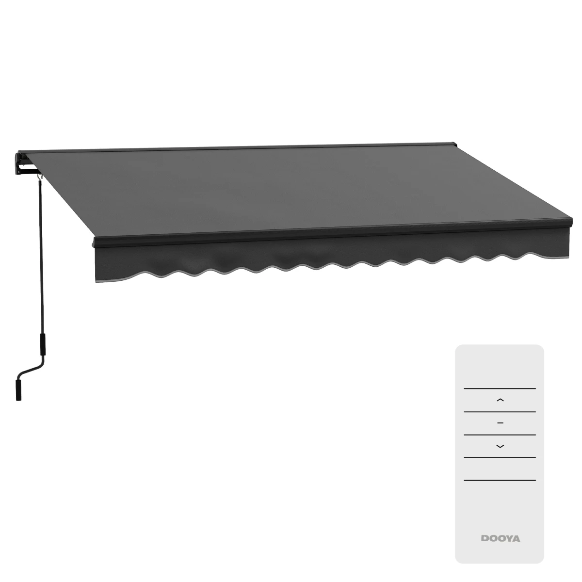 Outsunny Retractable Awning 3x2m Remote Patio by Outsunny