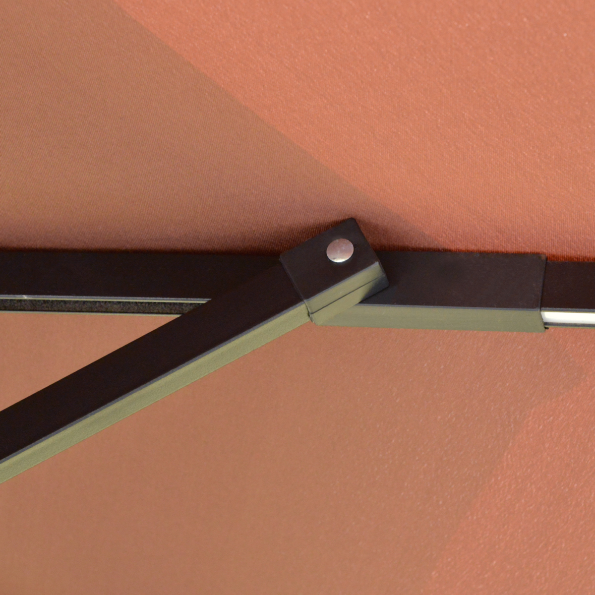 Outsunny Outsunny 3(m) Cantilever Parasol Hanging Banana Umbrella w/ lights, Light Grey - Parasol