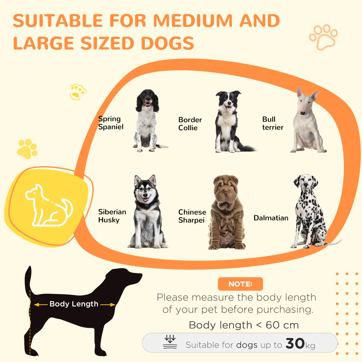 PawHut PawHut 43" Heavy Duty Dog Crate on Wheels w/ Bowl Holder, Removable Tray - Dog Crate