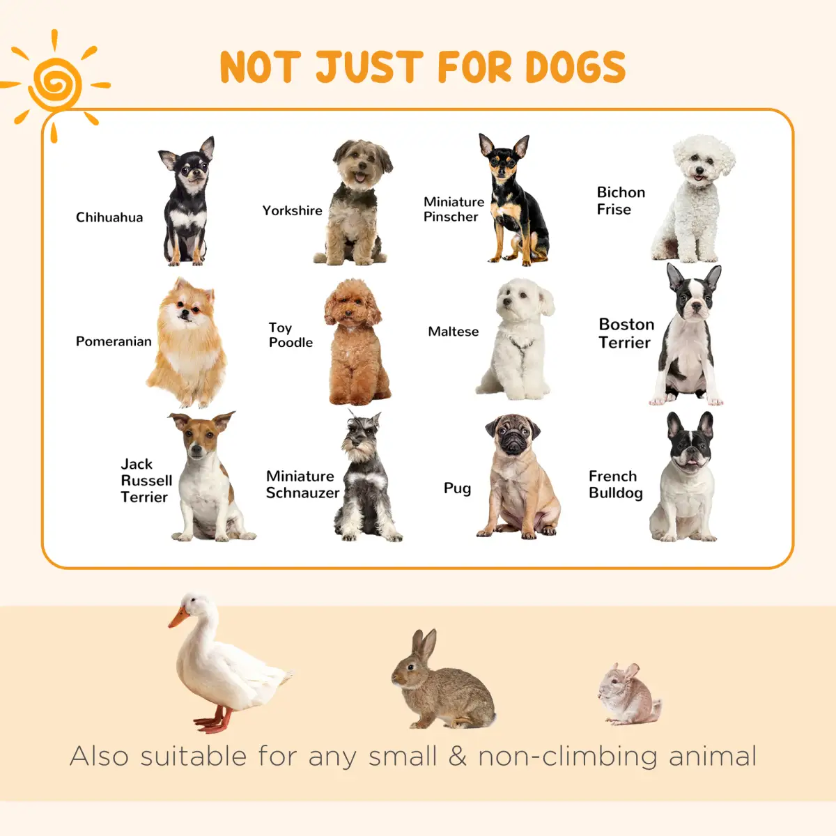 PawHut PawHut 8 Panel DIY Dog Pen with Door for Indoor/Outdoor Use, 76cm High - Pet Playpen