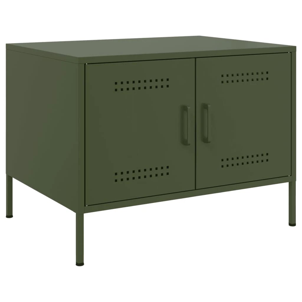 VidaXL Coffee Table 68x50x50.5 Cold Rolled Steel Black by vidaXL