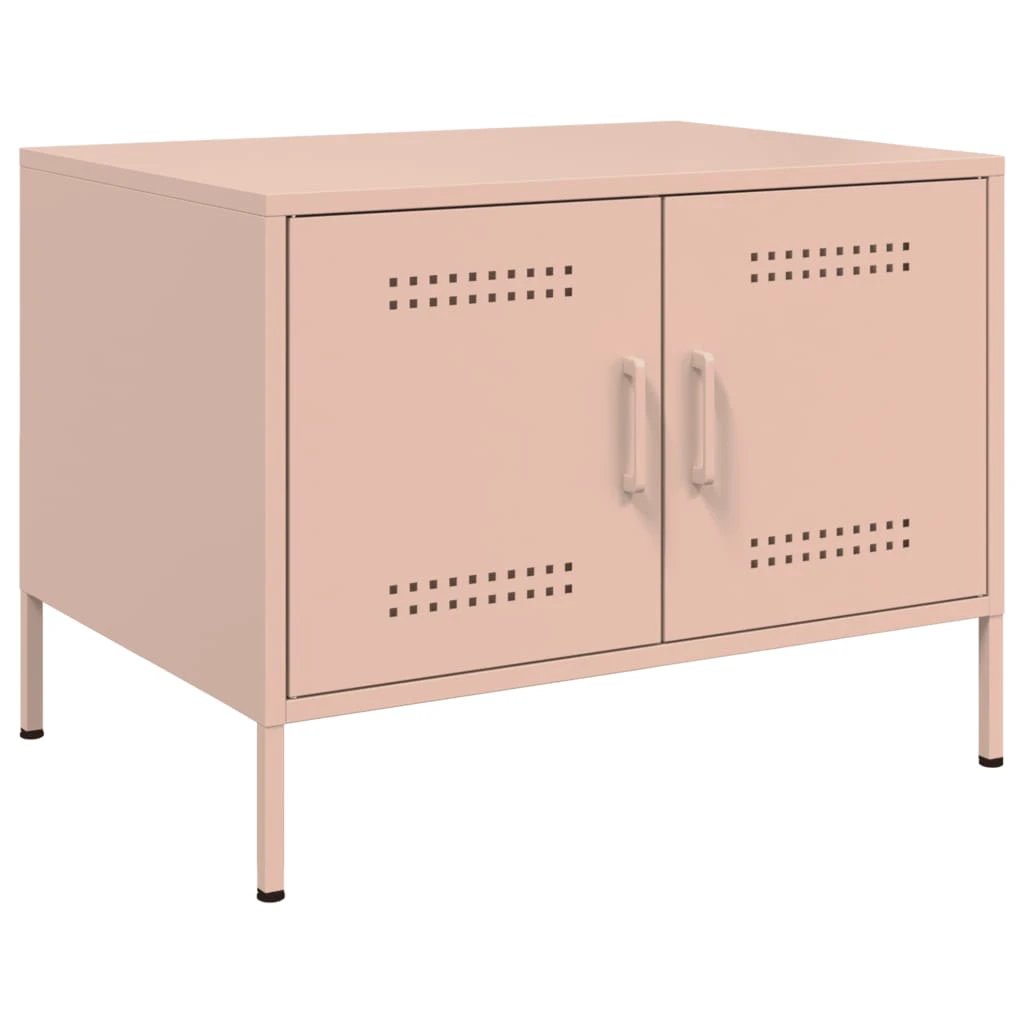 VidaXL Coffee Table 68x50x50.5 Cold Rolled Steel Black by vidaXL