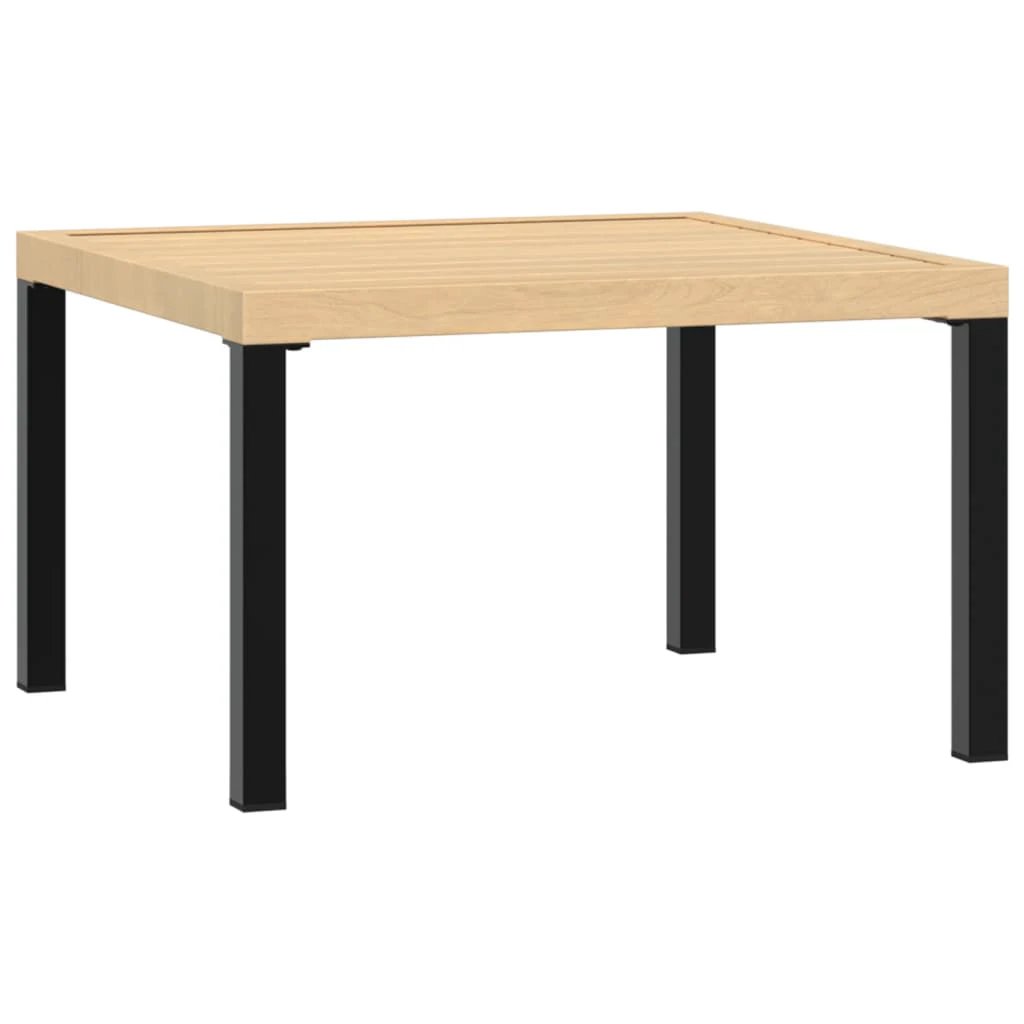 vidaXL vidaXL Garden Coffee Table 65x65x40 cm Aluminium Weatherproof Durable Outdoor Patio - Coffee Table