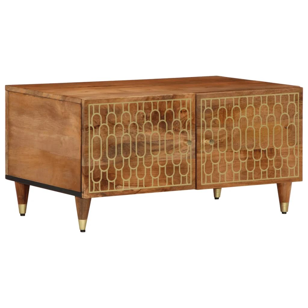 vidaXL VidaXL Coffee Table 80x50x40 cm Solid Mango Wood Home Decor - Coffee Table
