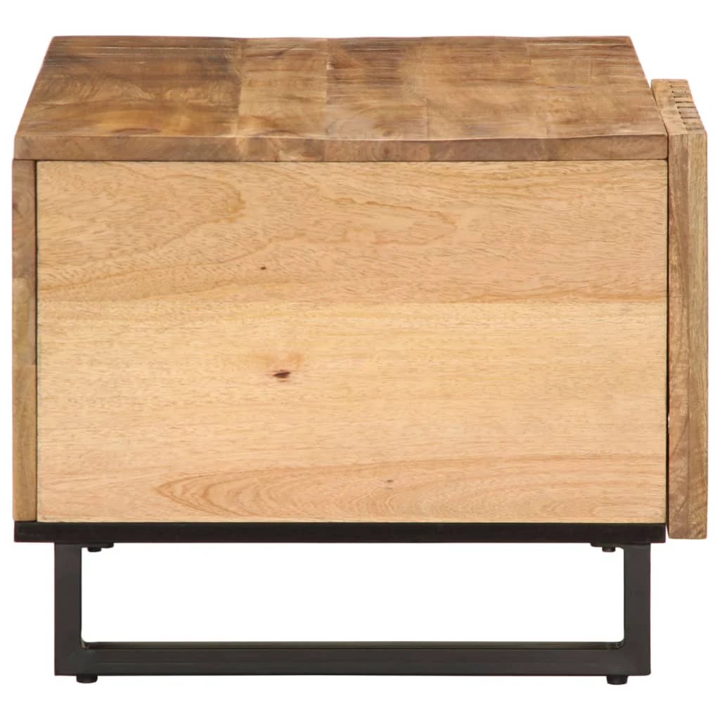 VidaXL Coffee Table 80x51x40 Cm Solid Mango Wood LivingRoom by vidaXL