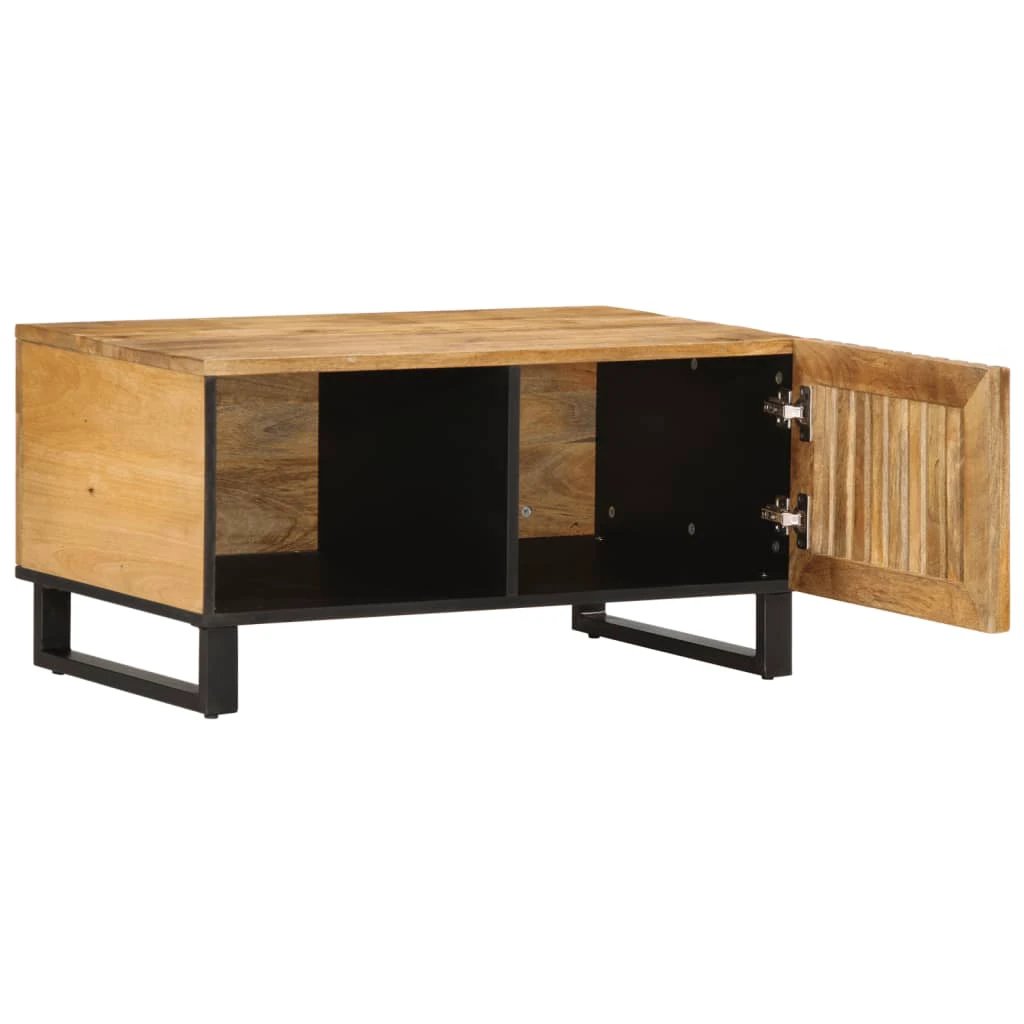 VidaXL Coffee Table 80x51x40 Cm Solid Mango Wood LivingRoom by vidaXL