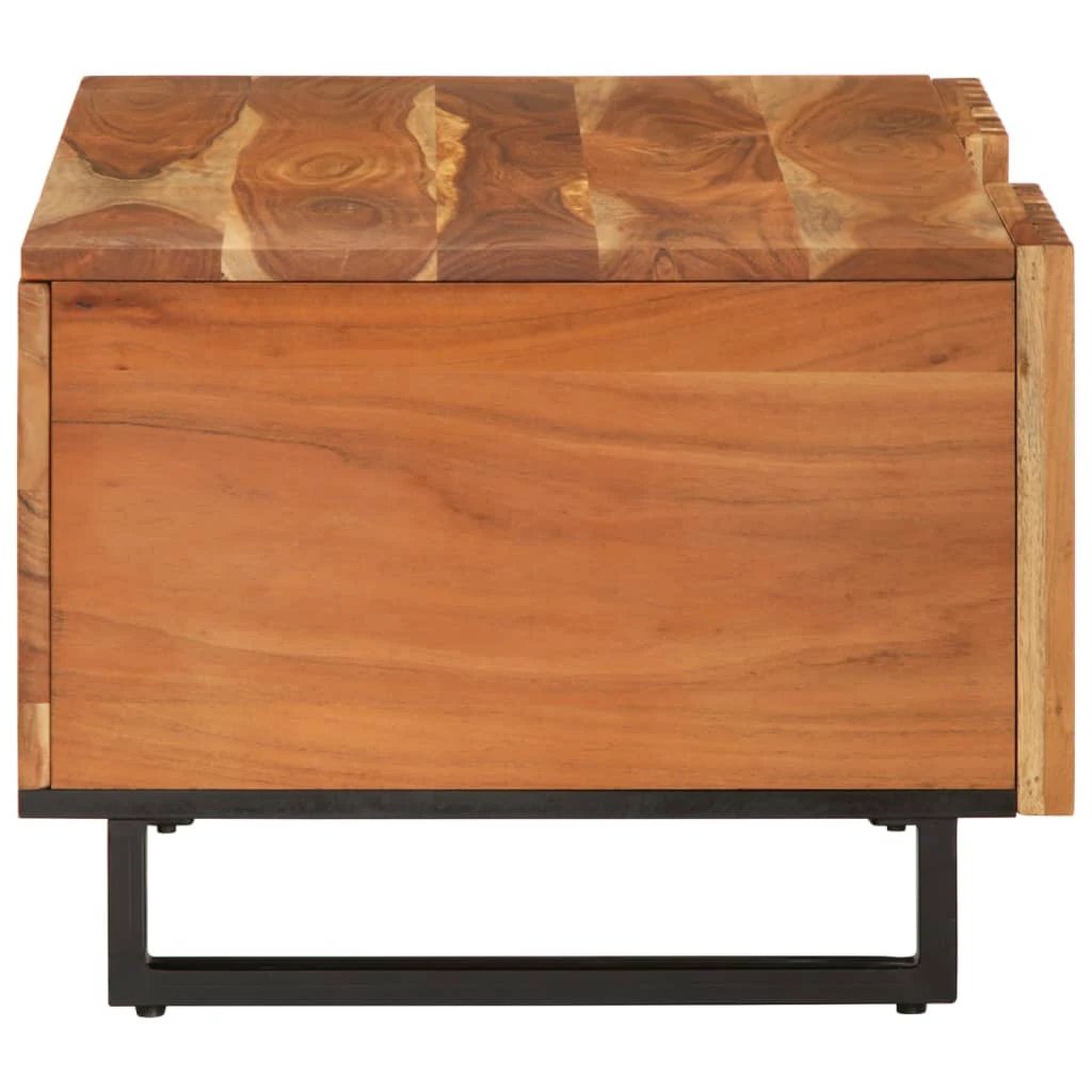 VidaXL Coffee Table 100x55x40 Solid Acacia Wood Living Room by vidaXL