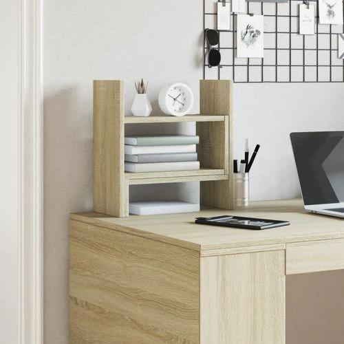 vidaXL vidaXL Desk Organiser 34.5x15.5x35.5 cm Durable Engineered Wood for Office and Home Use - Desk