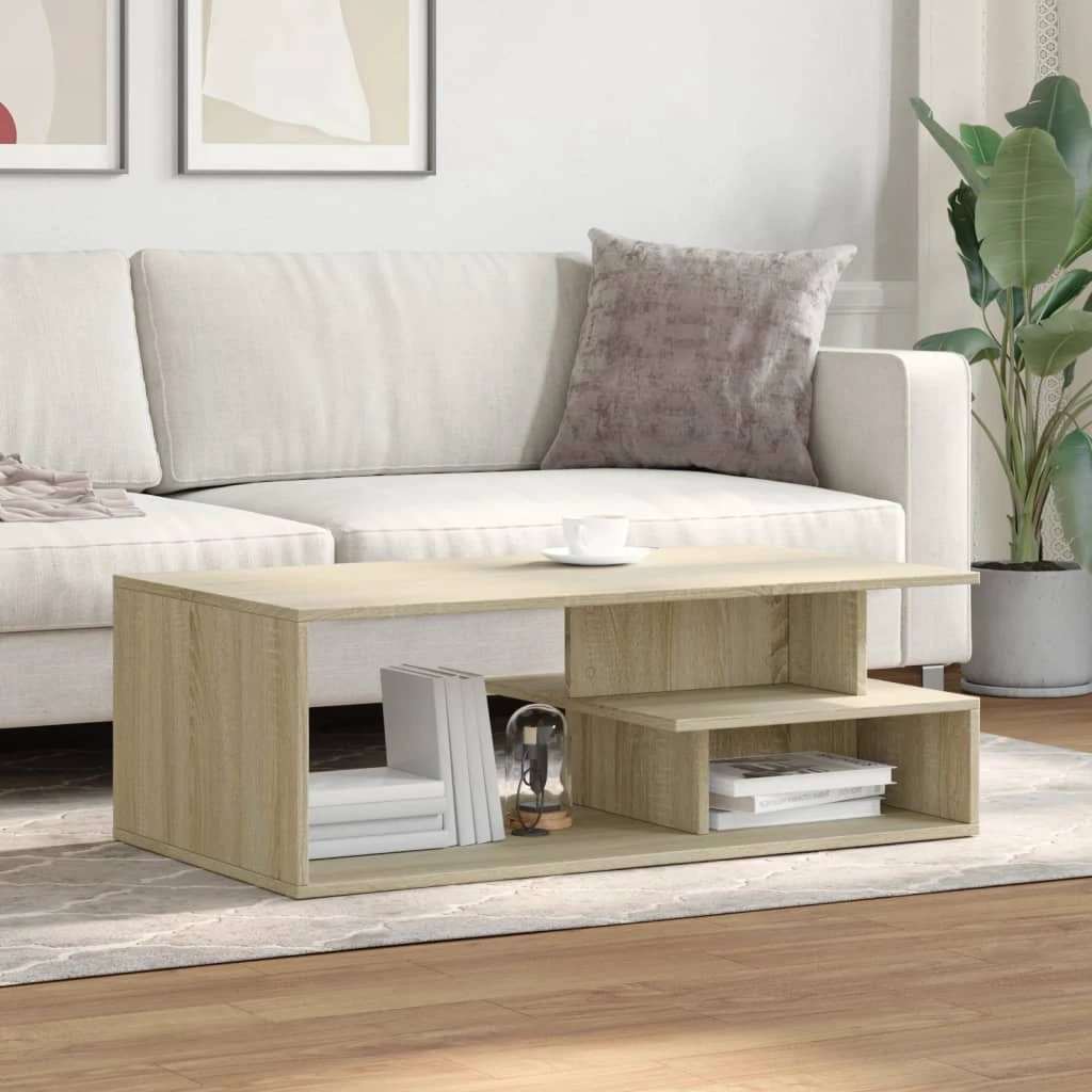 vidaXL VidaXL Coffee Table 102x55x35 Engineered Wood Living Room - Coffee Table