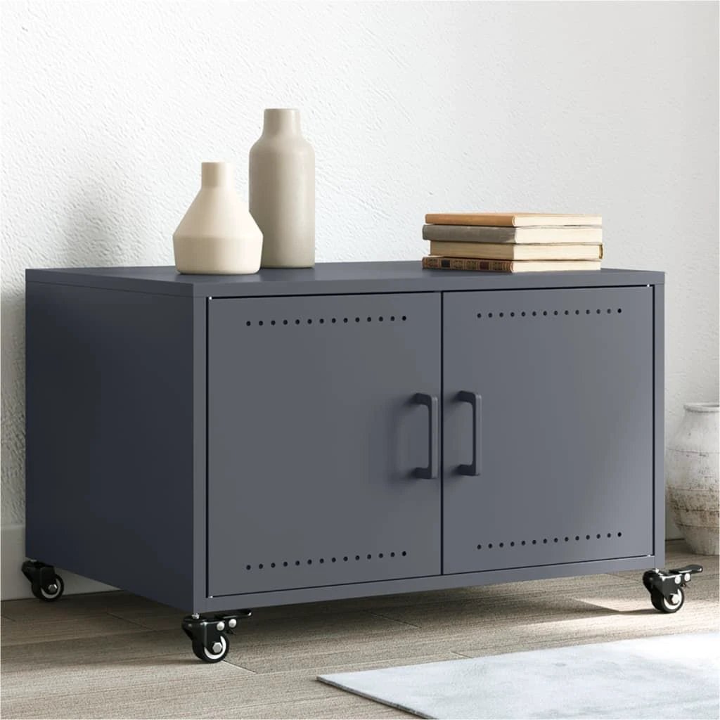 VidaXL Coffee Table 68x50x43.5 cm Wheels by vidaXL