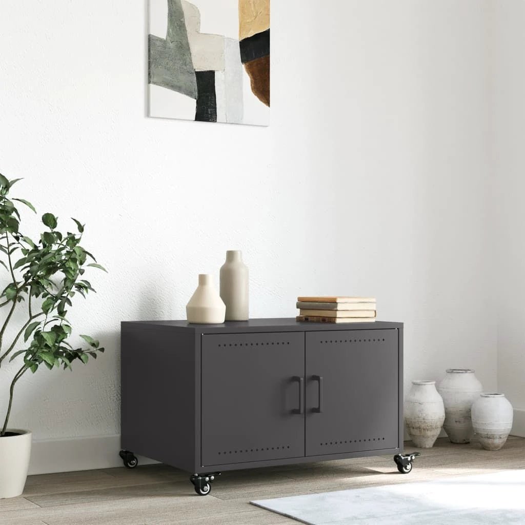 VidaXL Coffee Table 68x50x43.5 cm Wheels by vidaXL