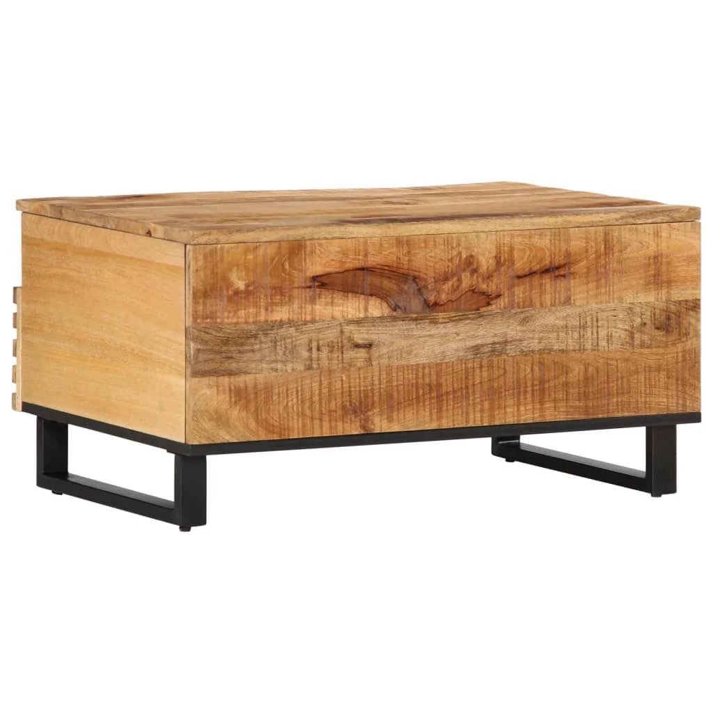 VidaXL Coffee Table 80x55x40 cm Solid Mango Wood Lounge by vidaXL