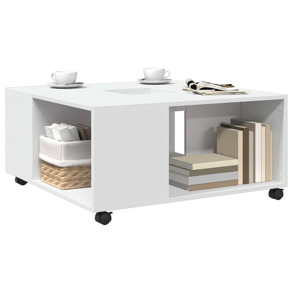 VidaXL Coffee Table 80x80x40 cm Engineered Wood Living Room by vidaXL