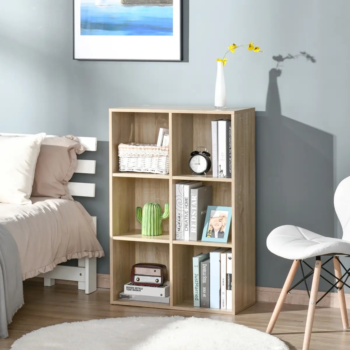 HOMCOM HOMCOM Cubic Cabinet Bookcase Storage Shelves for Home Office - Bookcase
