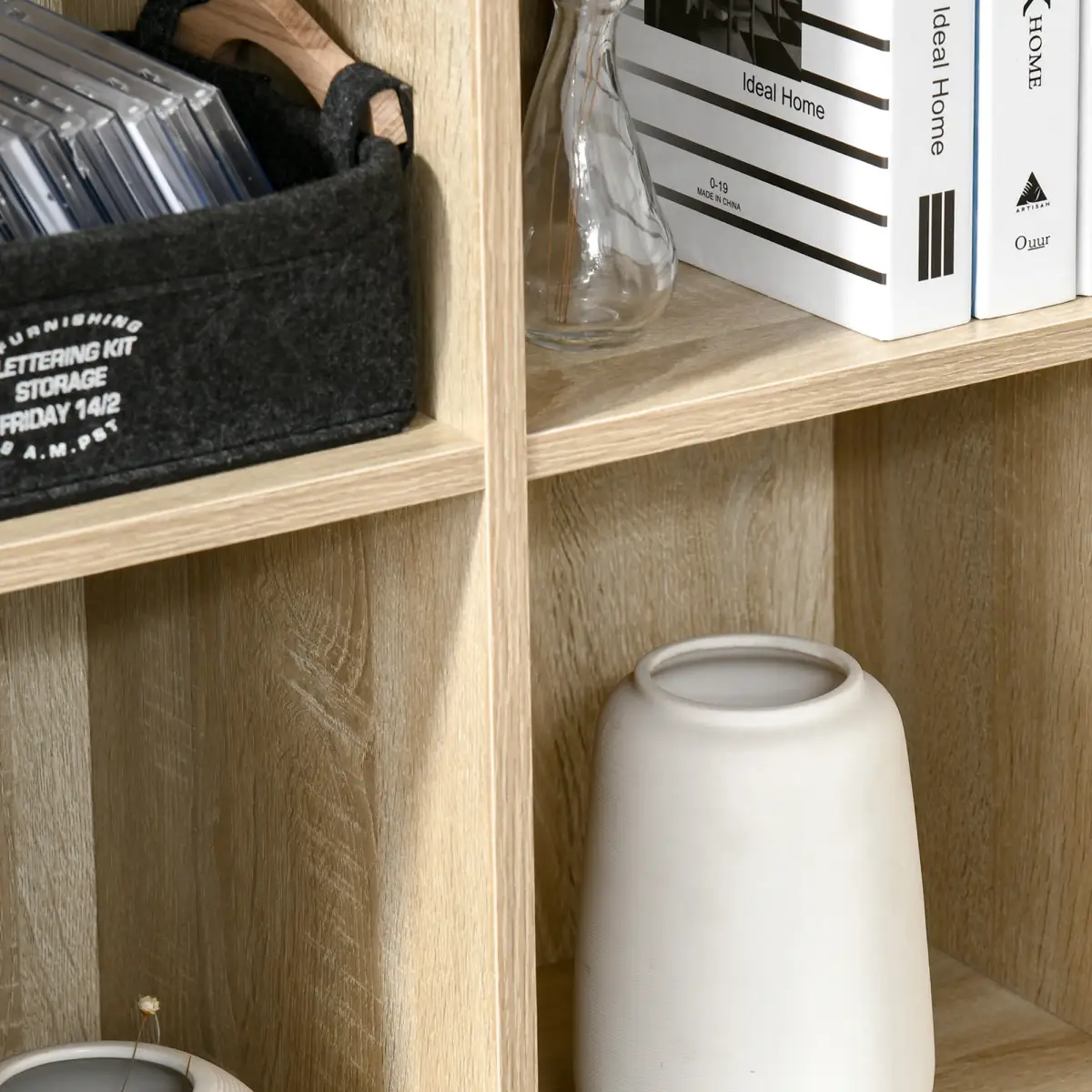 HOMCOM HOMCOM Cubic Cabinet Bookcase Storage Shelves for Home Office - Bookcase